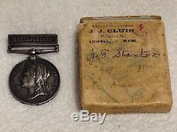 1885 North West Saskatchewan Rebellion Medal ID'd Canada CEF WWI WW1 Canadian