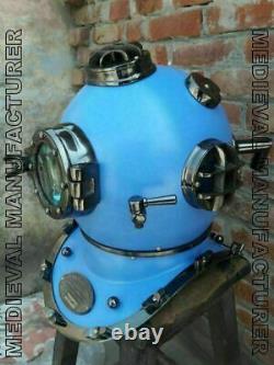 18 Inch Sea Divers Helmet Vintage Replica US Navy Diving Helmet Mark V Deep Gift