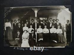 1900s Photo Album Grand Forks ND / Elbow Lake Borup Ulen MN / WWI Camp Kearney