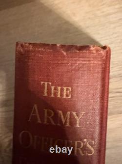 1901 Army Officer's Examiner Antique Book INSCRIBED WWI Coast Artillery Captain
