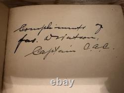 1901 Army Officer's Examiner Antique Book INSCRIBED WWI Coast Artillery Captain