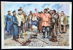 1901 Stolypin Agrarian Land For Peasants Reform Authentic Soviet Russian Poster