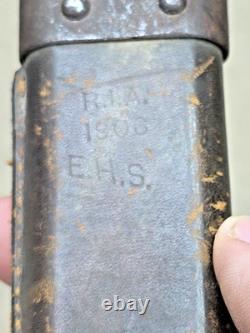 1903 Springfield Rifle Bayonet Scabbard RIA 1906 E. H. S M1905 first Model