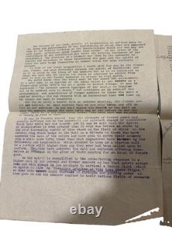 1912-1932 WWI Soldier & Great Depression Ephemera Archive Thomas Einsel Lot