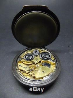 1914-1918 WW1 ZENITH Military Alarm Pocket watch. Fully working