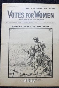 1914 WWI Begins in Europe, Suffragist Feminist Newspaper, World War One Gifts