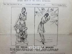 1914 WWI Begins in Europe, Suffragist Feminist Newspaper, World War One Gifts