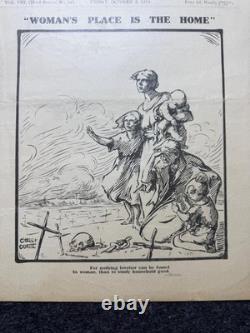 1914 WWI Begins in Europe, Suffragist Feminist Newspaper, World War One Gifts