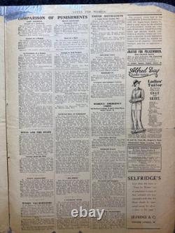1914 WWI Begins in Europe, Suffragist Feminist Newspaper, World War One Gifts
