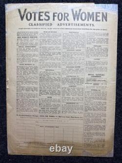 1914 WWI Begins in Europe, Suffragist Feminist Newspaper, World War One Gifts