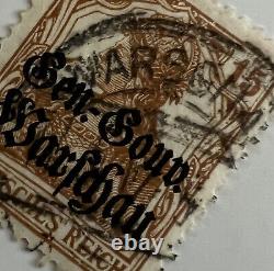 1916 Poland German Occupied Stamp #n11 With Warsaw Son Sotn Bullseye Cancel