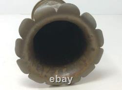 1917 WWI ASC British Army Service Corps Heavy Brass Vase