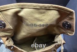 1918 British WWI Small Box Respirator Gas Mask 87th Division Carrier Bag/Caniste
