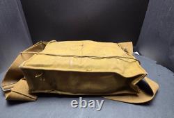 1918 British WWI Small Box Respirator Gas Mask 87th Division Carrier Bag/Caniste
