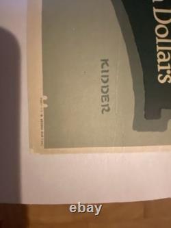 1918 First Three Give Till It Hurts They Gave Till They Died Poster WWI Kidder