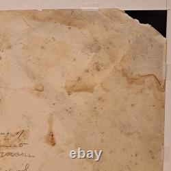 1918 Original Hand-drawn Walt Mcdougall World War I Cartoon Fort Meade Recruits