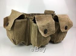 1918 WWI World War I Browning Automatic Rifle BAR Belt With Butt Cup
