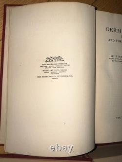 1919 The German Empire 1867-1914 Dawson 2 Vol Set WWI History Macmillan