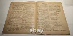1919 The Indian Vol 1 No 1 WWI 2nd Division Occupation Claggett Wilson