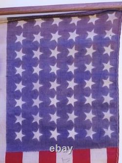 1919 USS Leviathan 89th Division Welcome Home Parade Flag WW1 Doughboy Original