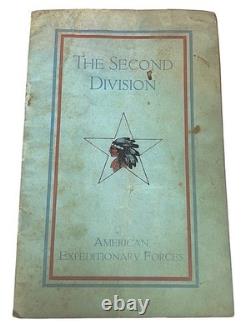 1919 WWI 2nd Indianhead Division AEF Unit History Booklet PRINTED IN GERMANY