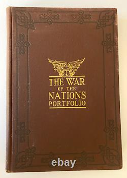 1919 WWI The War of the Nations Portfolio Rotogravure Etchings NY Times FOLIO