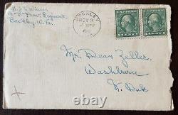 1919 W. VIRGINIA WWI COVER & LETTER 77th OR FIRST DIVISION K BATTERY CAMP TAYLOR