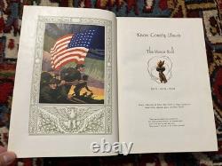 1920 KNOX COUNTY, ILLINOIS Honor Roll WORLD WAR ONE Photos GALESBURG Veterans