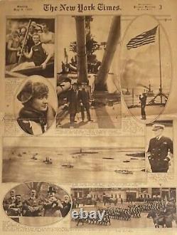 1920 The New York Times Newspaper World War 1 One May Day Wwi Framed Dreadnaught