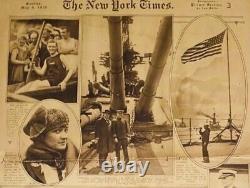 1920 The New York Times Newspaper World War 1 One May Day Wwi Framed Dreadnaught