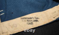 1920's USMC Marine Corps Private First Class EA BAIRD Uniform QM 1918 & Trousers