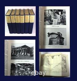 1921-HOW AMERICA WENT TO WAR 6 VOLUME SET-World War I, WWI, US Army. Military