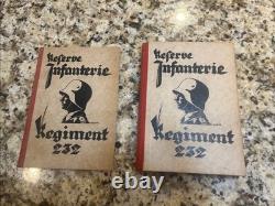 1927 Reserve-Infanterie-Regiment Nr. 232 Teil I & II WWI German History Set RARE