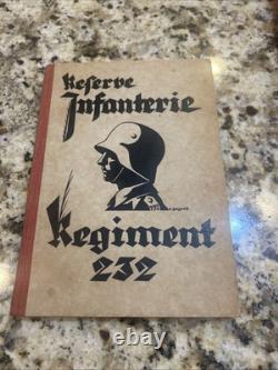 1927 Reserve-Infanterie-Regiment Nr. 232 Teil I & II WWI German History Set RARE