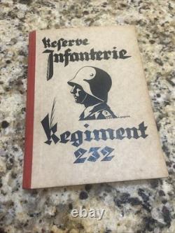 1927 Reserve-Infanterie-Regiment Nr. 232 Teil I & II WWI German History Set RARE