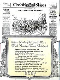 1936 Victory That Peace Might Live WWI Foreman & Clark Poster Army Insignia