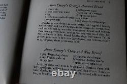 1939 The Aunts Cook Book Family Recipes Menu Planning World War I Cuisine Family