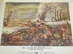 1953 Dept Of Army War Office Mezy France Wwi The Rock Of Marne River Poster
