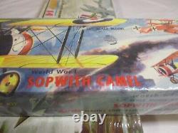 1963 Aurora 1/4 inch Scale WWI Breguet 14 Airplane Model Kit Factory Sealed PLUS