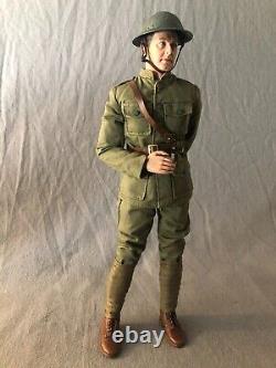 1/6 WWI AEF U. S. Army Officer Trench Dugout 12 Custom WW1 DiD Action Figure Set