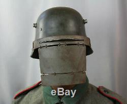 1 WK Maske der Stoßtruppsoldaten stahlhelm ww1 helmet pickelhaube casque helm