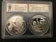 2018 WW 1 CENTENNIAL FS PCGS PR69DCAM AND Army MEDAL PR69DCAM Dual Slab