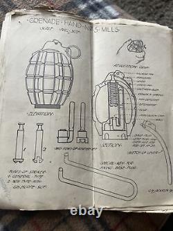 25 World War One Grenade Schematics Dated 1917 G W Jackson