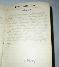 2 Superb WW1 Handwritten Trench Diary's Honourable Artillery Company