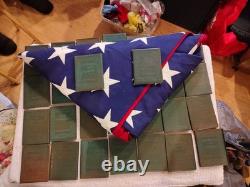 30 WW1 Trench Books And A Fallen Soldiers Flag