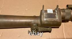 #319 Us Army Ww1/ww2 Telescope M1910a1 In Leather Case Gurley Troy New York