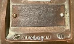 #319 Us Army Ww1/ww2 Telescope M1910a1 In Leather Case Gurley Troy New York