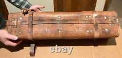 #319 Us Army Ww1/ww2 Telescope M1910a1 In Leather Case Gurley Troy New York