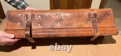 #319 Us Army Ww1/ww2 Telescope M1910a1 In Leather Case Gurley Troy New York
