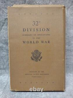 32nd DIVISION SUMMARY OF OPERATIONS IN THE WORLD WAR, 4 Maps & Summary 1943